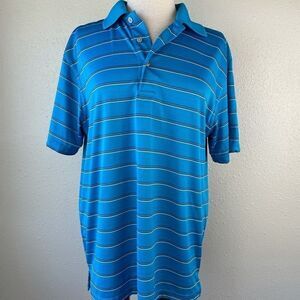 PGA Tour Air Flux Golf Polo Shirt Size M EUC